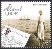 Aland 2008 Europa/ "The Letter"/ Post/ Mail/ Sailing Ships/ Boats/ Nautical/ Transport 1v (n41588)