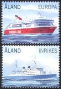 Aland 2009 Ships/ Ferries/ Boats/ Nautical/ Commerce/ Business/ Transport 2v set (n41562)
