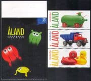 Aland 2010 Toys/ Tipper Lorry/ Ducks/ Caterpillar/ Business/ Transport/ Trucks/ Games 9v bklt (n41618)