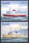 Aland 2011 Ships/ Ferries/ Boats/ Nautical/ Commerce/ Business/ Transport 2v set (n41566)