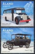 Aland 2012 Bus/ Buses/ Volvo /Ford TT/ Coach/ Transport/ Motoring 2v set (n41605)