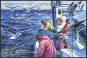 Aland 2012 Fishermen/ Fishing Boat/ Gulls/ Birds/ Business/ Commerce 1v m/s (n41595)