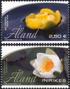 Aland 2013 Water Lilies/ Lily/ Aquatic Plants/ Flowers/ Nature 2v set (af1025)