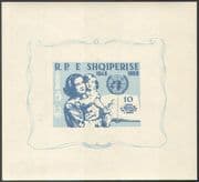 Albania 1959 Human Rights 10th Anniversary/ UN/ United Nations/ Welfare/ People 1v impf m/s (n21102)