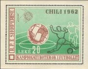 Albania 1962 Football World Cup Championships, Chile/ WC/ Sports/ Games/ Soccer 1vs m/s (n36165e)