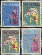 Albania 1962 Tourist Publicity/ Tourism/ Maps/ Statue/ Europa 4v set (n46368)