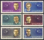 Albania 1963 Gagarin / Tereshkova / Titov / Space / Astronaut / People / Transport 6v n38529
