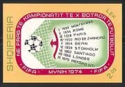 Albania 1973 Football / WC / Sports / Games impf m / s (n32153)
