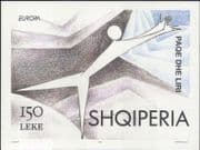 Albania 1995 Europa / Peace / Freedom / Animation impf m / s (n33888)