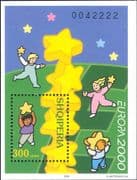 Albania 2000 Europa/ Building Europe/ Stars/ Animation 1v m/s (n33890b)