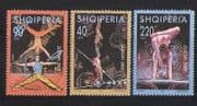 Albania 2002 Circus / Europa / Acrobats 3v set (n27200)