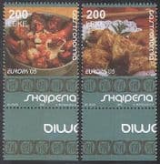 Albania 2005 Europa / Gastronomy / Food / Cooking 2v set (n35492)