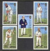 Alderney 1997 Cricket / Sport / Games / People 5v set n26163