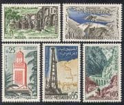 Algeria 1962 Tourism/Buildings/Architecture/Oil Well/Dam/Ruins/Mosque 5v n39242