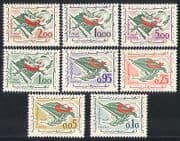 Algeria 1963 Flags / Dove / Peace / Chain / Rifle 8v set n32092