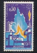 Algeria 1964 Gas Plant / Energy / Flames / Fire / Industry. Commerce 1v (n39257)
