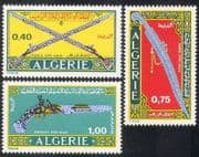 Algeria 1970 Pistol / Musket / Guns / Sabre / Sword / Weapons / Heritage 3v set (n39538)