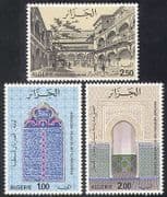 Algeria 1975 Palace / Buildings / Architecture / Mosaics / Art / Heritage 3v set (n39536)
