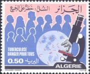 Algeria 1976 TB/ Medical/ Health/ Welfare / Disease/ Microscope / Bacteria 1v (n39246)