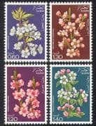 Algeria 1978 Fruit Tree Blossom / Flowers / Nature / Trees / Plants 4v set (n39337)