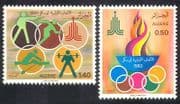 Algeria 1980 Sports / Olympic Games / Olympics / Flame / Shooting / Fencing 2v set n39573