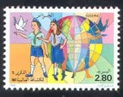 Algeria 1982 Scouts / Scouting / Guides / Dove / Birds / Youth / Leisure / Nature 1v (n39335)