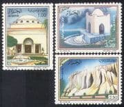 Algeria 1988 Spas / Water / Tourism / Buildings / Architecture / Health 3v set (n24476)