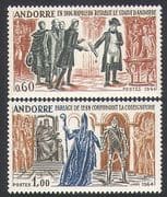 Andorra 1964 Napoleon/ People/ Government/ Politics/ People/ History 2v set (n34096)