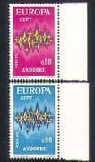 Andorra 1972 Europa / CEPT / Communications / Animation 2v set (n35756)