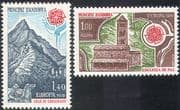 Andorra 1978 Europa/ Buildings/ Architecture/ Church/ Mountain/ House 2v set (n42697)