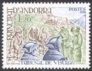 Andorra 1978 Tribunal of Visura/ People/ Courts/ Heritage/ History 1v (n41719)