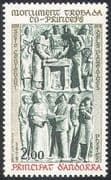 Andorra 1979 Co-Princes Monument/ Statue/ Royalty/ Art/ Craft/ People 1v (n41851)