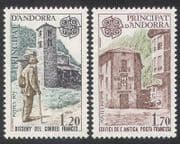 Andorra 1979 Europa / Postman / Church / Post Office / Buildings / Architecture 2v n39089
