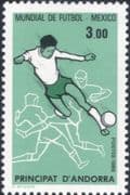 Andorra 1986 Football World Cup Championships/ WC/ Mexico/ Sports/ Soccer 1v (n39397a)