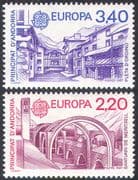 Andorra 1987 Europa/ Church/ Ordino/ Buildings/ Architecture/ Animation 2v set n41855