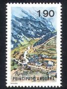 Andorra 1987 Ransol / Tourism / Village / Buildings / Mountain 1v (n39117)