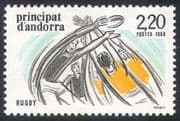 Andorra 1988 Rugby/ Sports/ Games/ Animation 1v (n41681)
