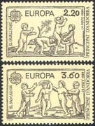 Andorra 1989 Europa/ Children's Games/ Leisure/ Pastimes/ Animation 2v set (n42741)