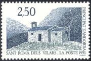 Andorra 1991 Chapel/ Church/ Buildings/ Architecture/ Animation/ Religion 1v (n44106)