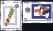 Andorra 1991 Europa/ Space/ "Olympus 1"/ Satellites/ Communications 2v set (ex1018)