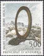 Andorra 1992 Mauro Staccioli/ Sculptors/ Artists/ Art/ Modern Sculpture 1v (n42874)