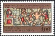 Andorra 1992 St Eulalia/ Art/ Religion/ Altarpiece/ Painting/ People 1v (n44100)