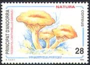 Andorra 1993 Chanterelle/ Edible Fungi/ Mushrooms/ Plants/ Nature/ Food 1v (n42743)