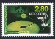 Andorra 1994 Europa / AIDS / Medical / Health / Welfare 1v (n39388)