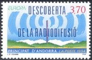 Andorra 1994 Europa/ Inventions/ Radio Mast/ Communications/ Telecomms 1v (n44098)