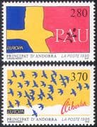 Andorra 1995 Europa/ Peace/ Doves/ Birds/ Animation 2v set (n27663)