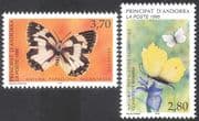 Andorra 1995 Nature / Marbled White/ Butterflies/ Conservation/ Insects/ Butterfly 2v set n43037