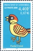Andorra 2000 Common Sparrow/ Birds/ Animation/ Nature/ Wildlife 1v (n46912)