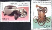 Andorra 2002 History of the Motor Car/ Rolls Royce/ Cars/ Motoring 2v set (n46911)