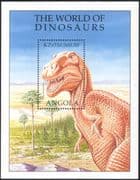 Angola 1998 Tyrannosaurus Rex/ Dinosaurs/ Prehistoric Animals/ Nature 1v m/s (b7119)